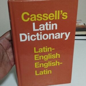 Latin Dictionary - Orange Cover